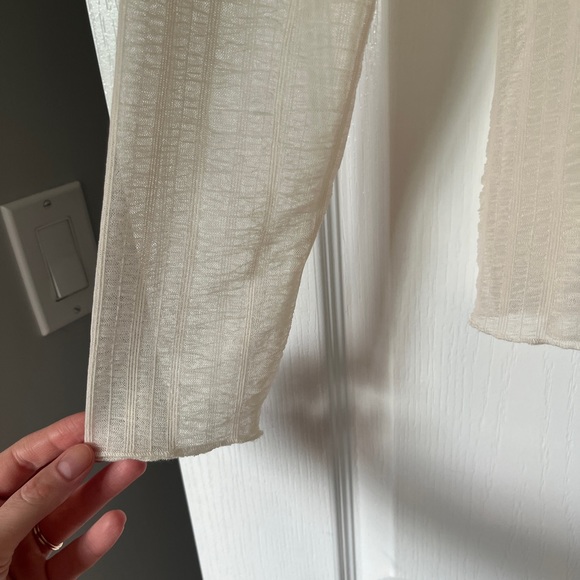 Sheer mesh mock neck top - Picture 2 of 6